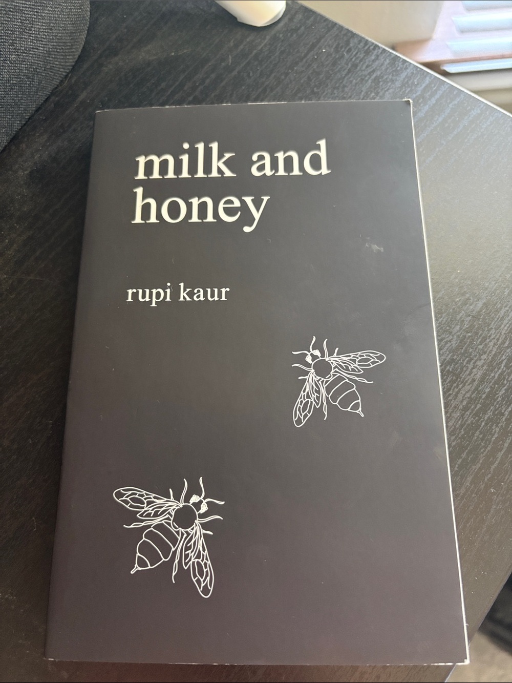"milk and honey" Coffee Table Book - Black